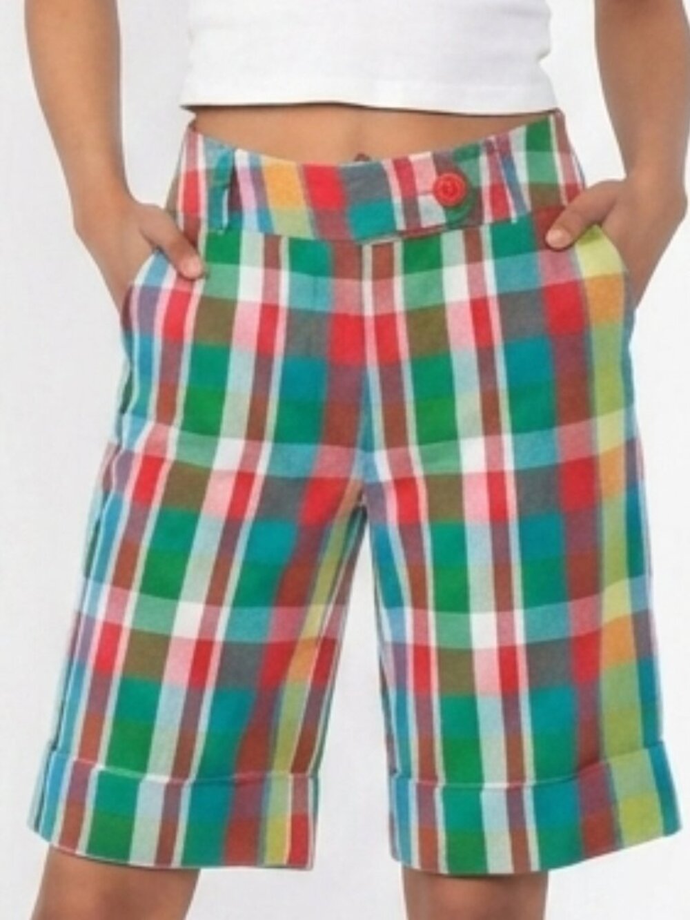 5/$35 sale- you pick/bundle - 
Plaid Shorts Long Check Skinny Fit